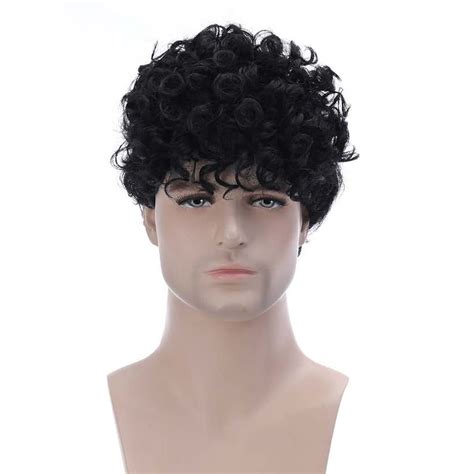 black hair male wig|short black hair wig male.